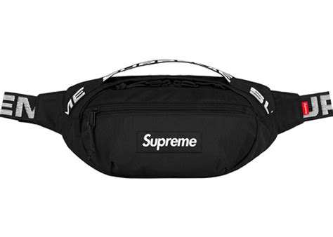 supreme ss18 waist bag replica|supreme fanny pack black.